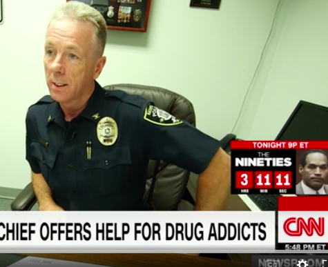 Nashville, NC, police chief offers hope to opioid addicts