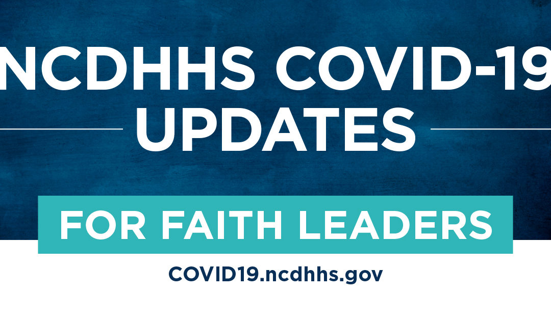 NC COVID-19 Updates for Faith Leaders