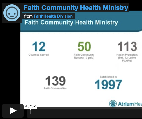 Video: Faith Community Health Ministry, Pam Hurley